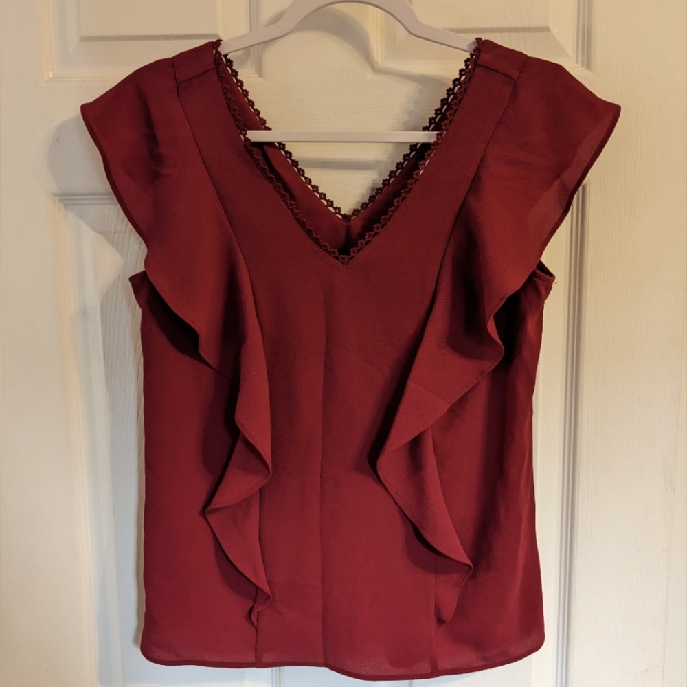 Reitmans Red Blouse XSmall